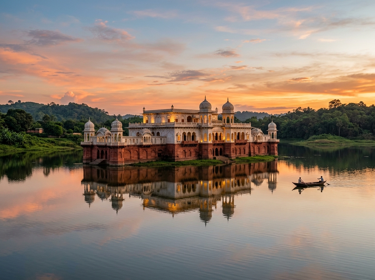 Neermahal Water Palace in Tripura