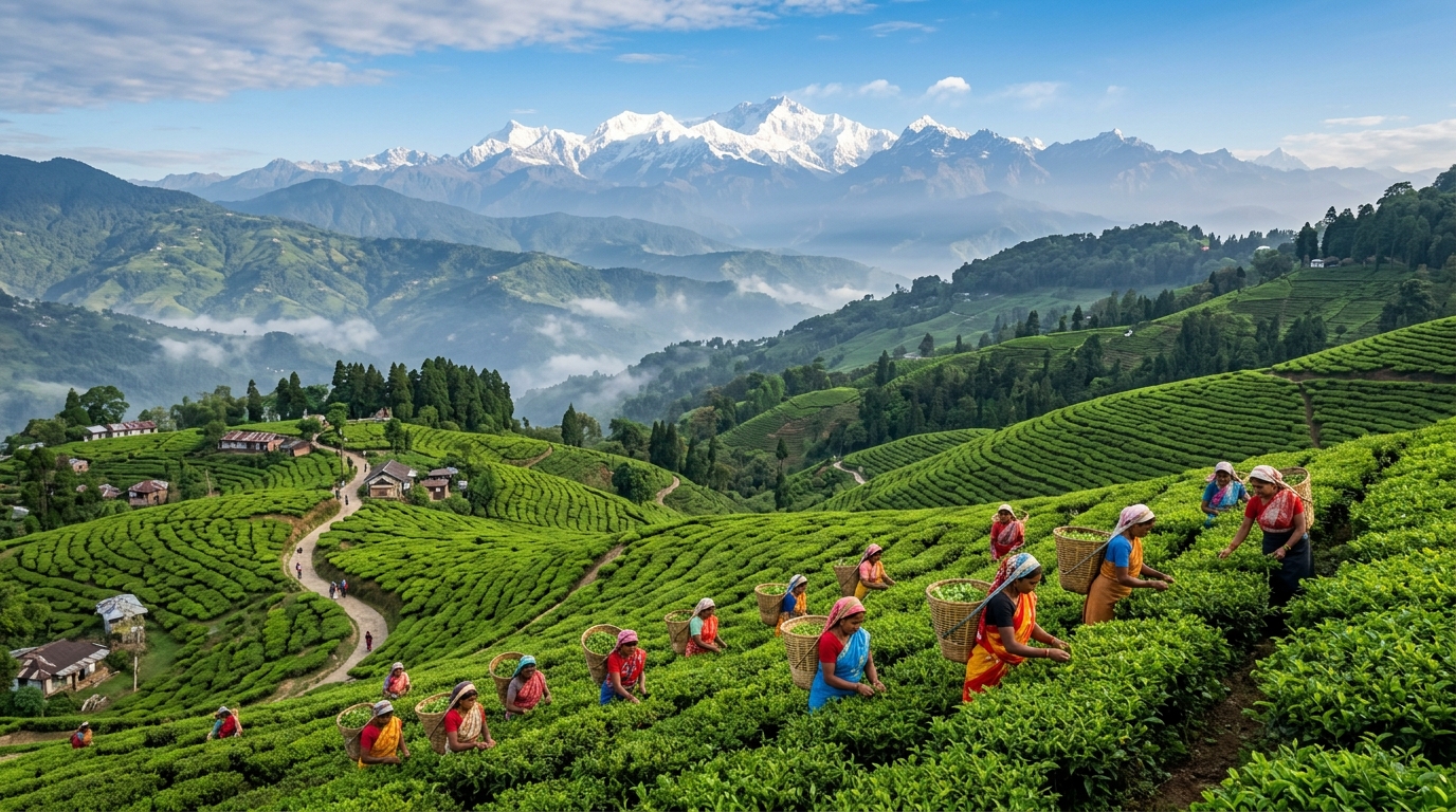 Kurseong White Orchid & Heritage Tea Estate Tour — Darjeeling